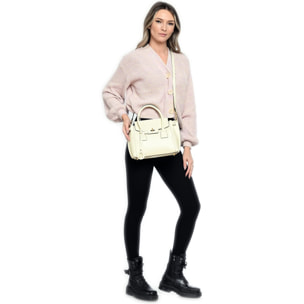 Borsa a mano Isabella Rhea Beige