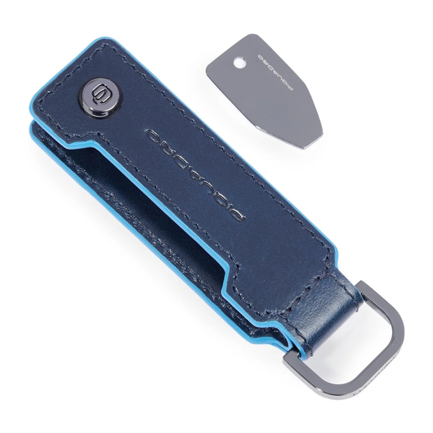 Piquadro Portachiavi casa in pelle