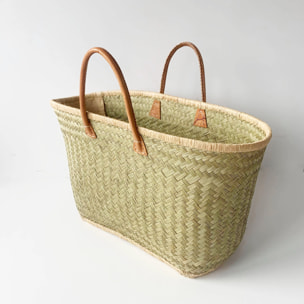 Panier artisanal de Madagascar - Aravola Luxe Uni GM Naturel