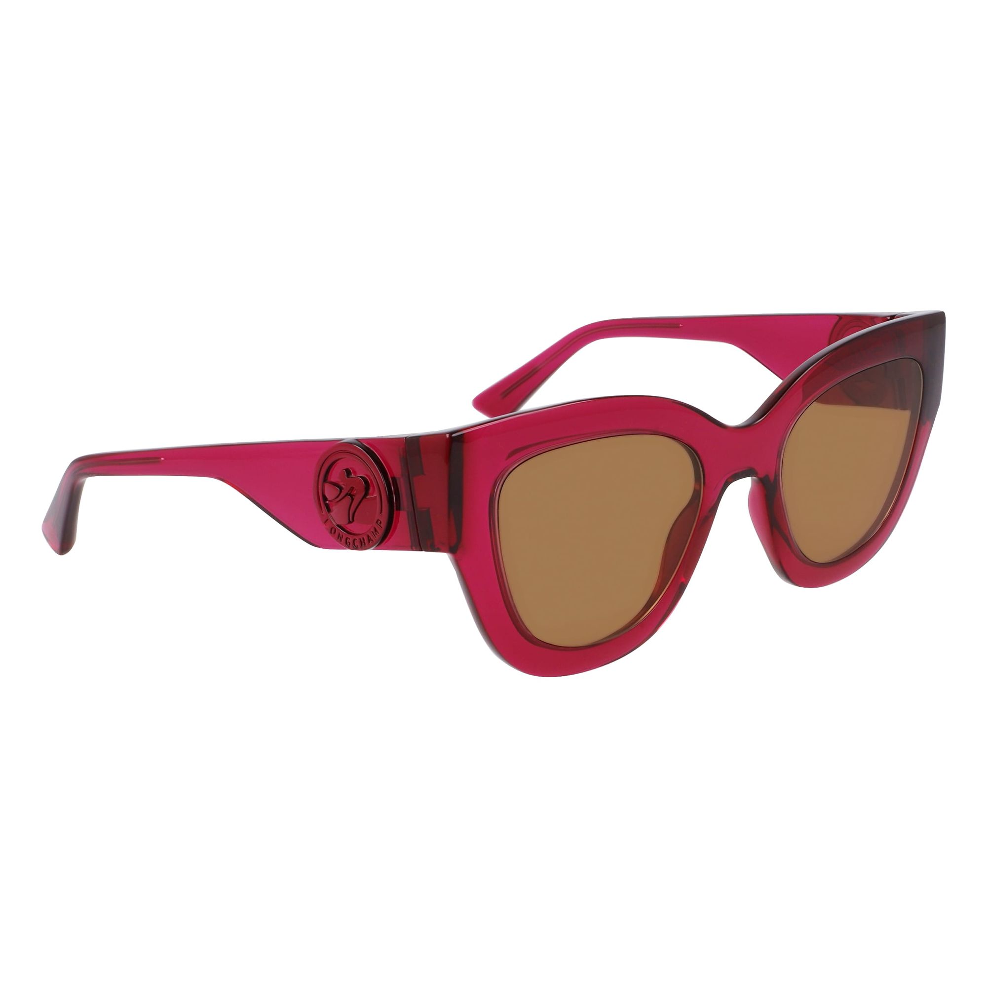 Longchamp - lunettes de soleil - rouge - Couleur des verres : marron - indice solaire : cat. 3