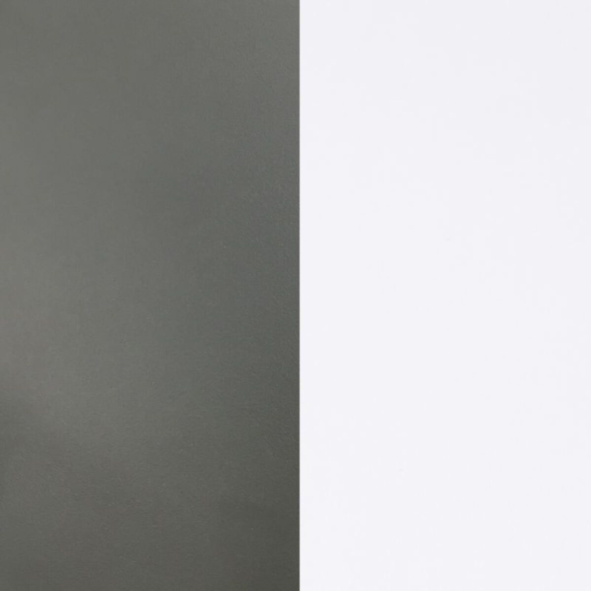 Mesa de escritorio Adam Blanco Artik (Blanco Mate) - Gris Antracita