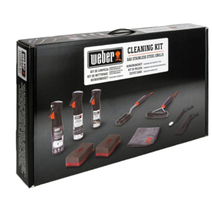 Nettoyant barbecue WEBER Kit de nettoyage bbq gaz inox