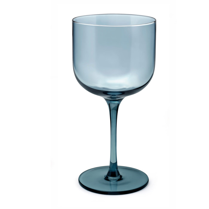 Eyden Bleu - Lot de 4 verres à pied 26 cl