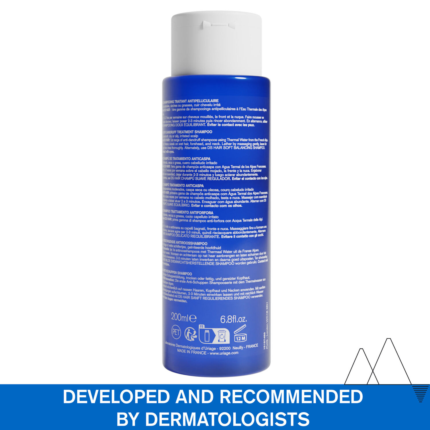 DS Hair - Shampooing Traitant Antipelliculaire 500 ml