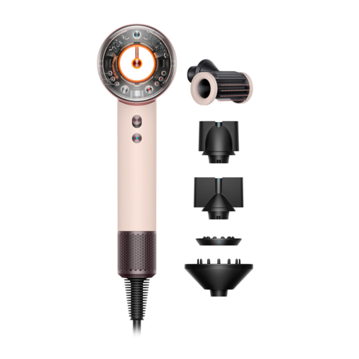 Sèche-cheveux Dyson Supersonic Nural™ Rose Céramique - Cheveux Raides à Ondulés