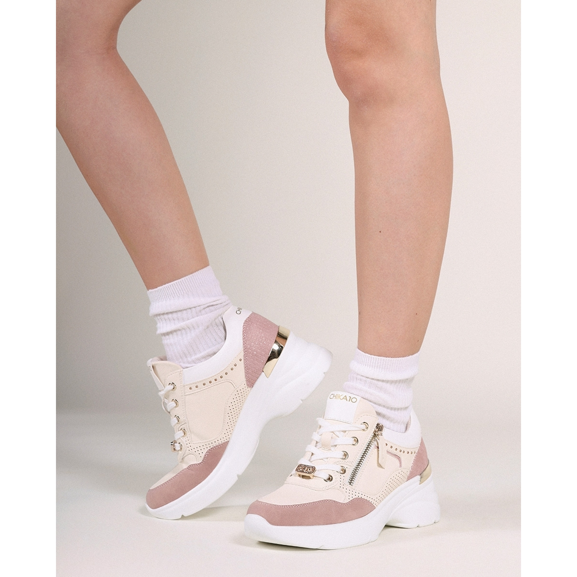 Deportivos - Rosa - Tacón: 5 cm