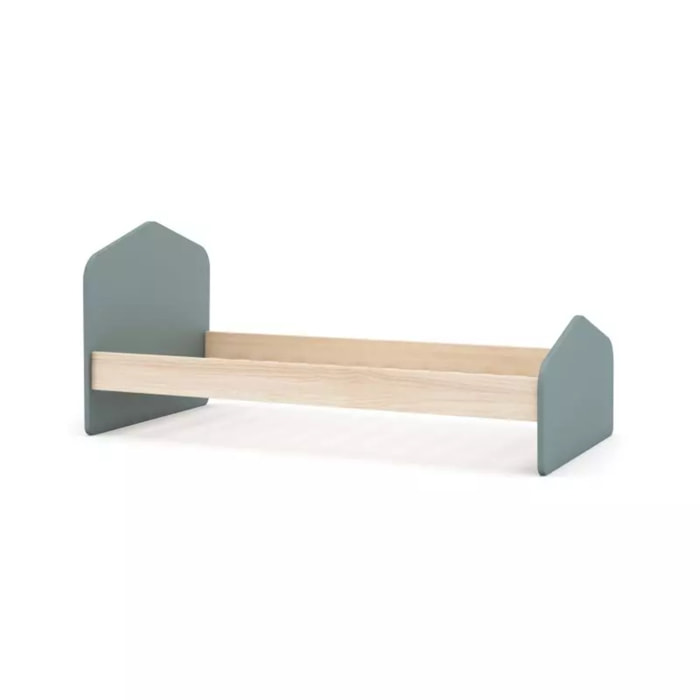 Cama juvenil Misty Cloud Verde Salvia - Oak Soft