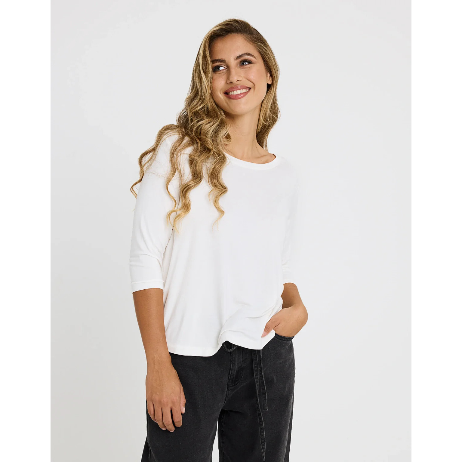 Camiseta Media Manga Beige - Kloraleen