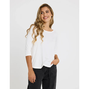 Camiseta Media Manga Beige - Kloraleen