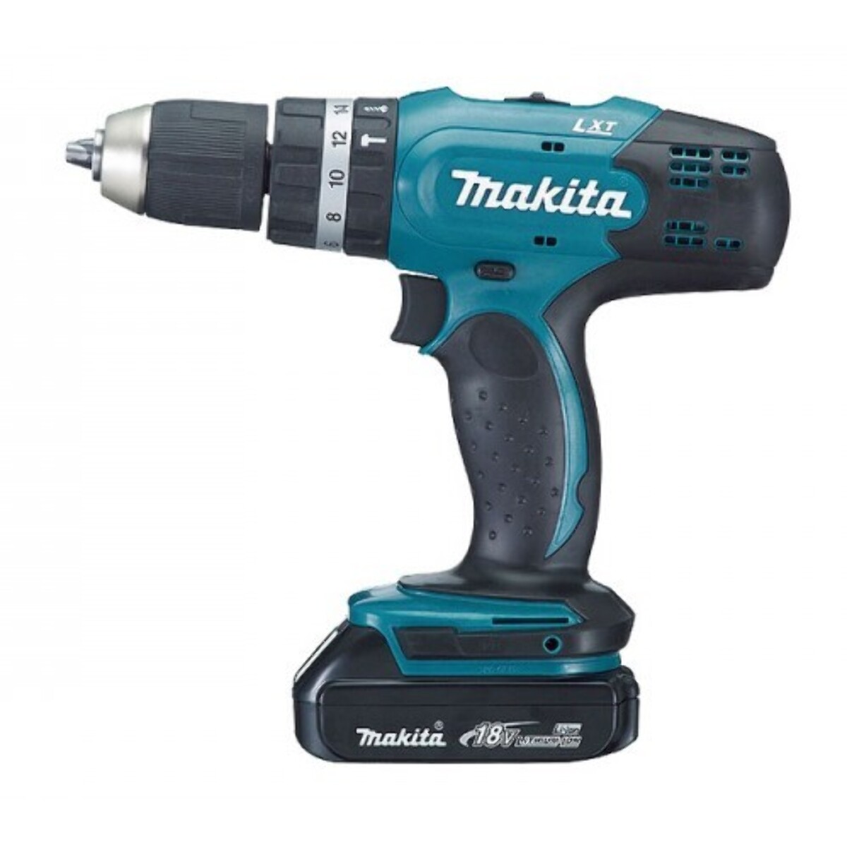 Perceuse visseuse à percussion 18V 3.0Ah x 2 Li-Ion 2 vitesses MAKITA - DHP453SFE