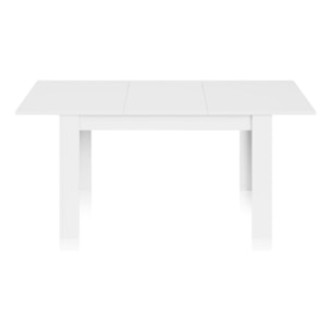 Mesa de comedor extensible Danna Blanco Artik (Blanco Mate)