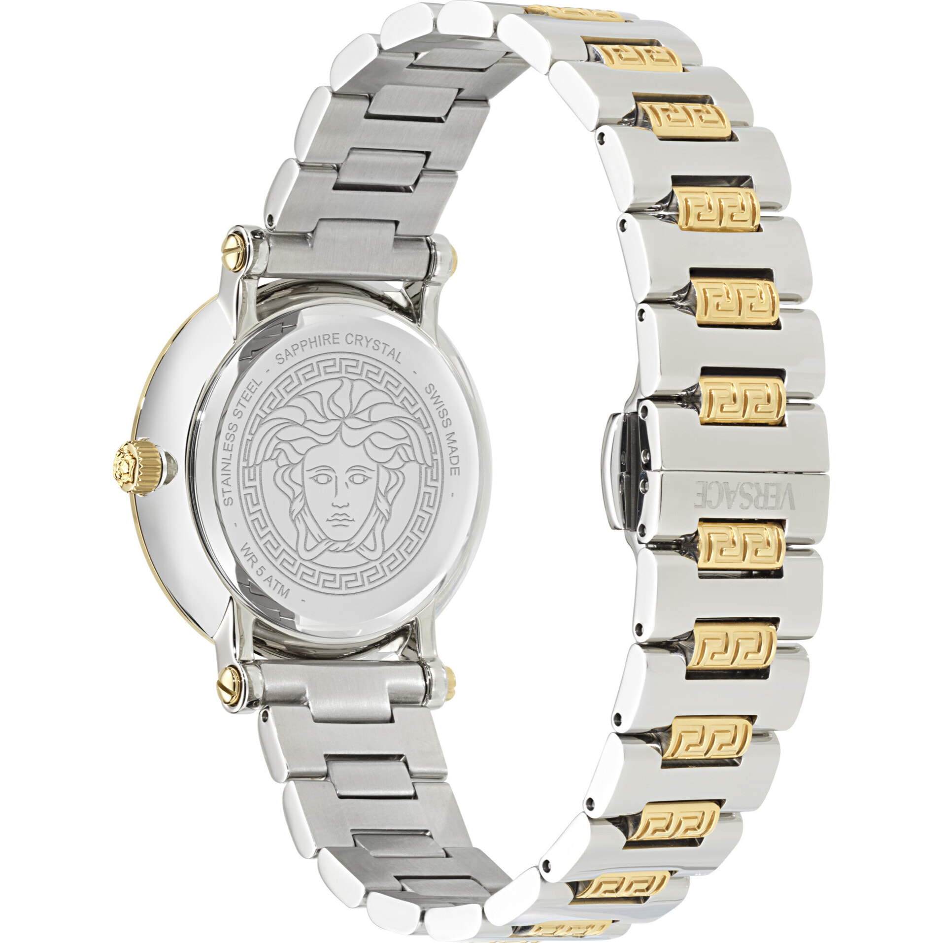 Versace Orologio Analogico Al Quarzo Greca Sphere