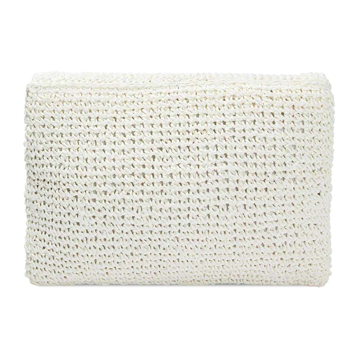 Pochette mer blanche en paille
