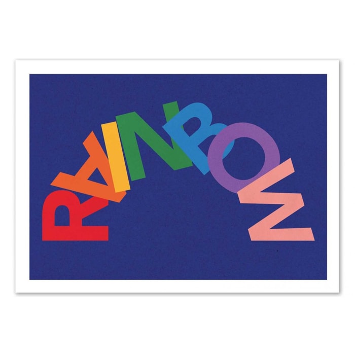 Art-Poster -Rainbow - Rosi Feist - 50 x 70 cm