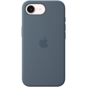 Coque APPLE iPhone 17e silicone Magsafe Bleu maritim