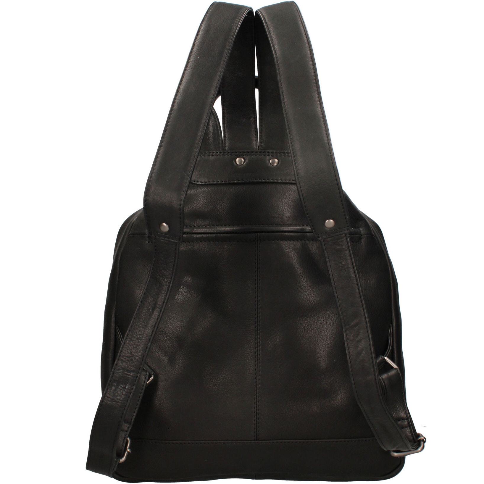 Borsa a mano convertibile in zaino  da uomo In Vera pelle Made in Italy 32x39x10 cm