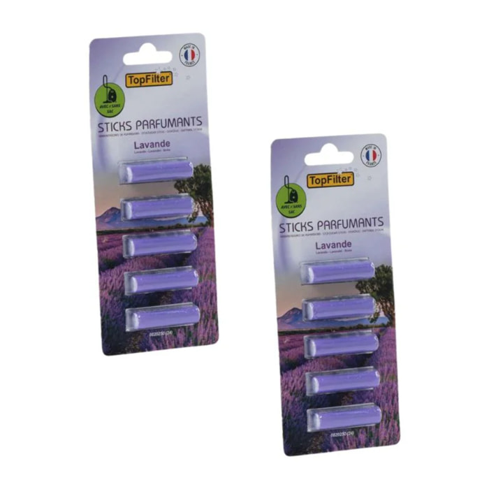 Ensemble de 10 parfums pour aspirateur senteur lavande TopFilter