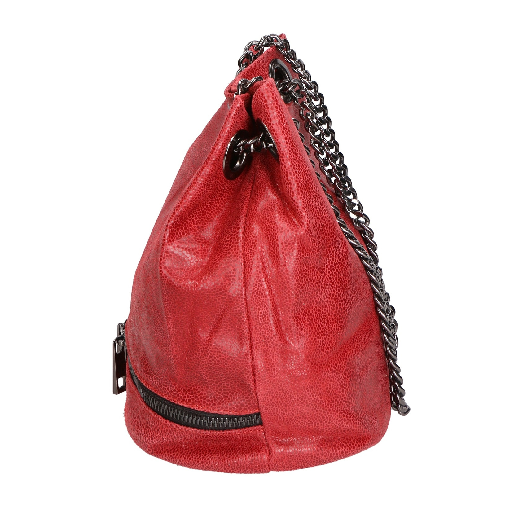 Borsa a spalla da donna - Modello Cora - Vera pelle - 30.0 x 26.0 x 17.0 cm
