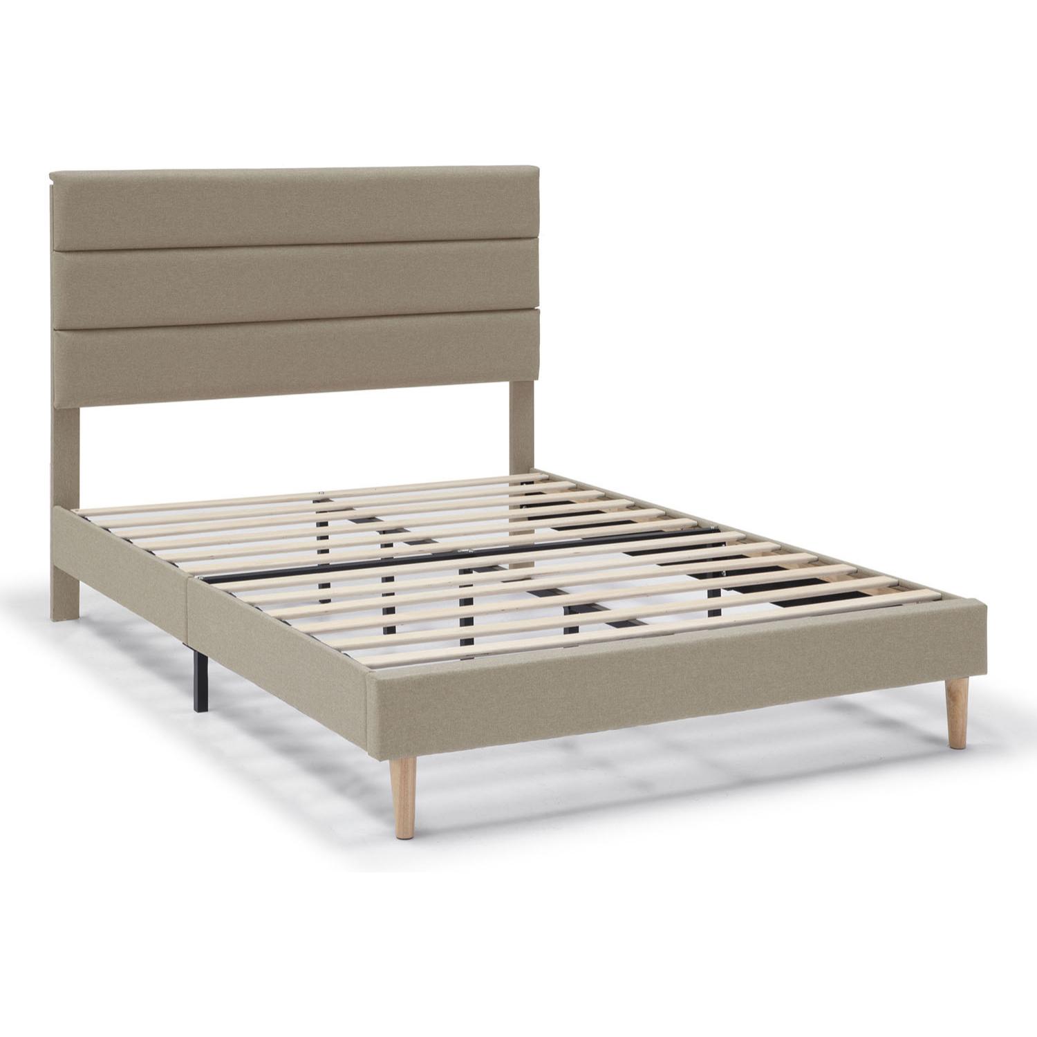 Estructura de Cama tapizada Aroma de 30 cm, 90/135-140/150x190 cm, Beige