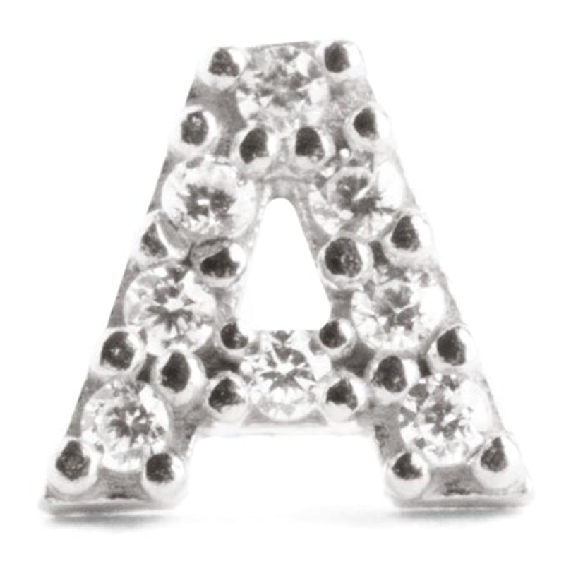 Pendiente Suelto Letter Sparks Plata