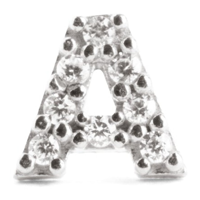 Pendiente Suelto Letter Sparks Plata
