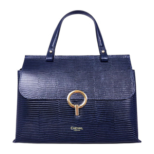 Borsa a mano Cheval Firenze Evelyn Blu Scuro