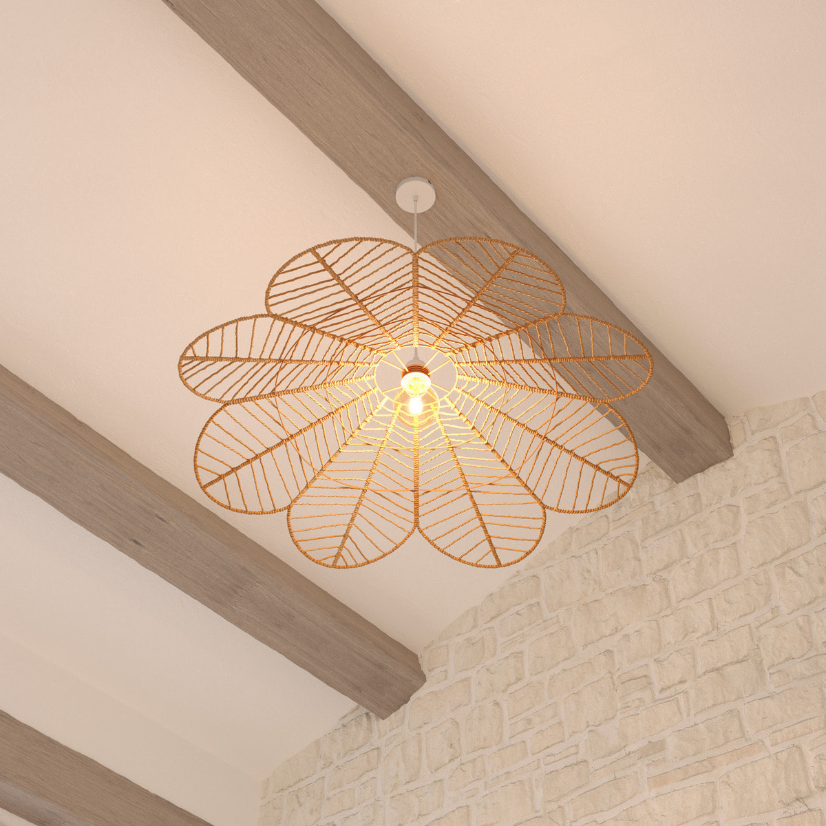 Suspension "Folk" en métal D98cm