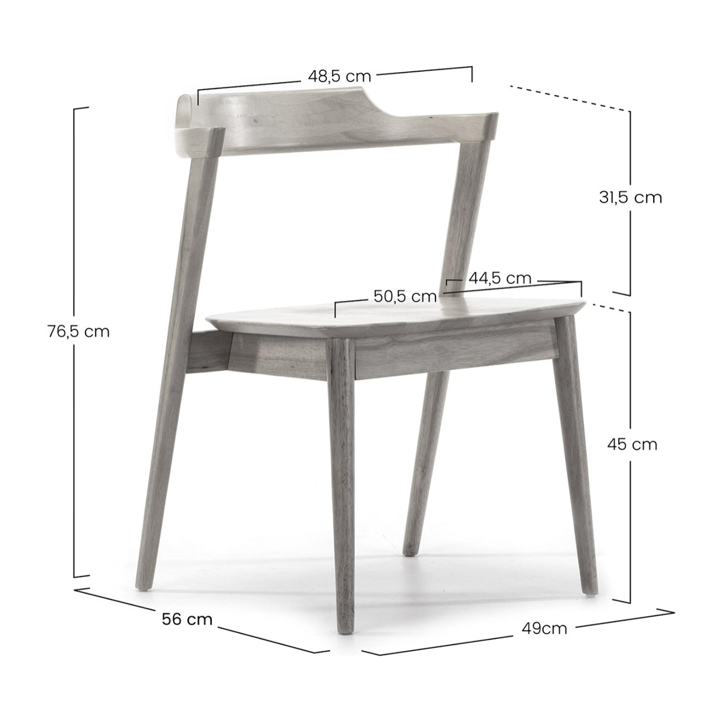 Juego de mesa 140x80 cm y 4 sillas de comedor Venus