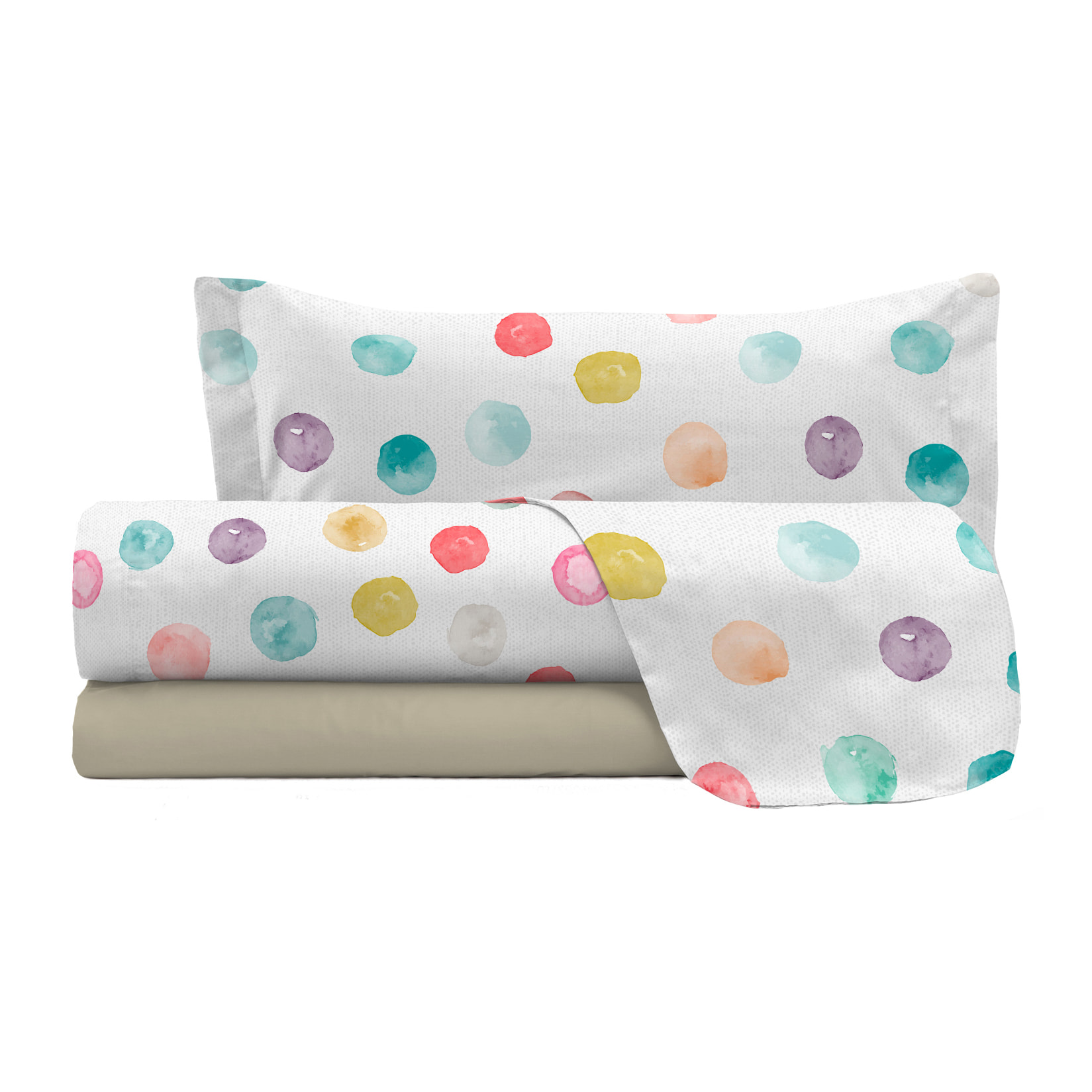 COMPLETO LETTO FASHION, 100% Microfibra, No Stiro - BALLOON