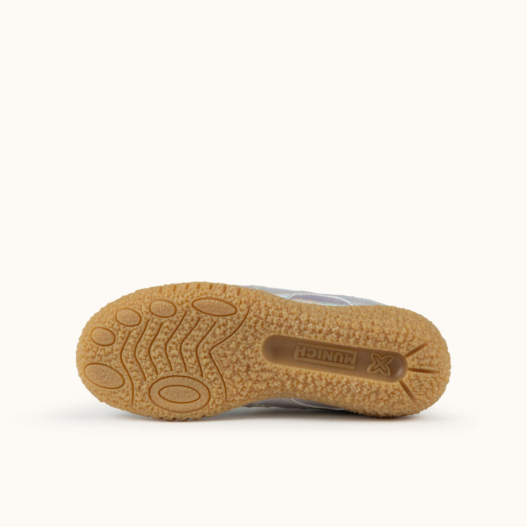 Zapatilla Infantil con Cordones en Acabado Metalizado Holográfico - MUNICH MINI GOAL 1629