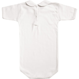 Body bebé manga corta con cuello
