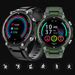 Smartwatch Q70 Pro con oxímetro, monitor de tensión y de O2 en sangre. Modos deportivos de interior y exterior.