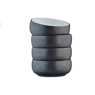 Bol GOURMET Ø15cm - 4 pièces - Onyx