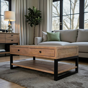 Table basse en bois recyclé AUCKLAND