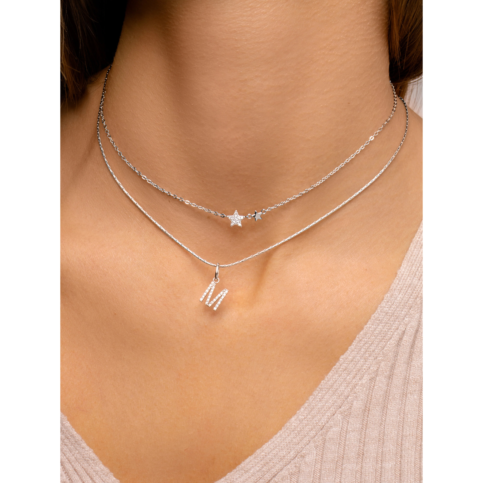 Charm Letter Spark Plata