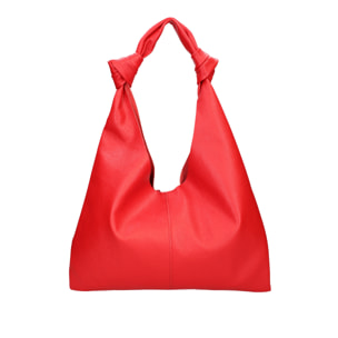 Borsa a spalla da donna In Vera pelle Made in Italy 40x42x2 cm