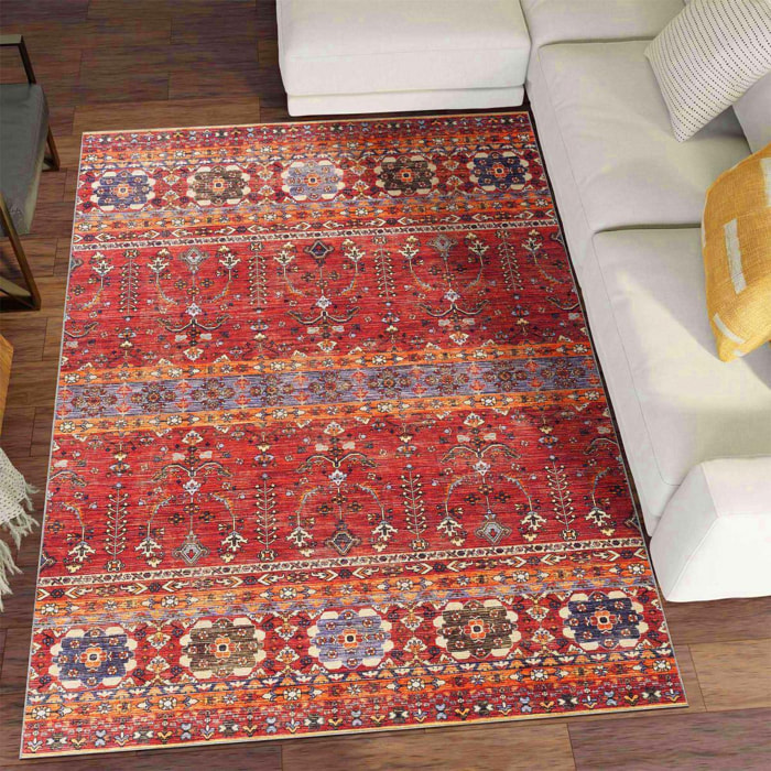 Tapis d'orient URJINE facile d'entretien