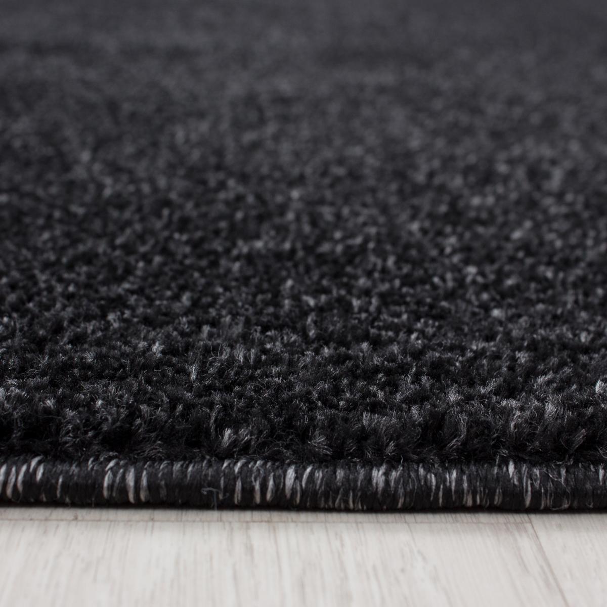 Tapis rond tissé motif uni JUFO