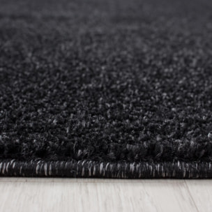 Tapis rond tissé motif uni JUFO