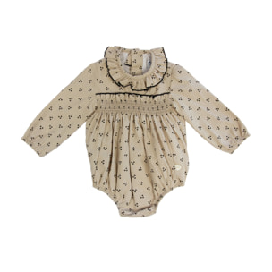 Pelele de bebé beige Cocote & Charanga