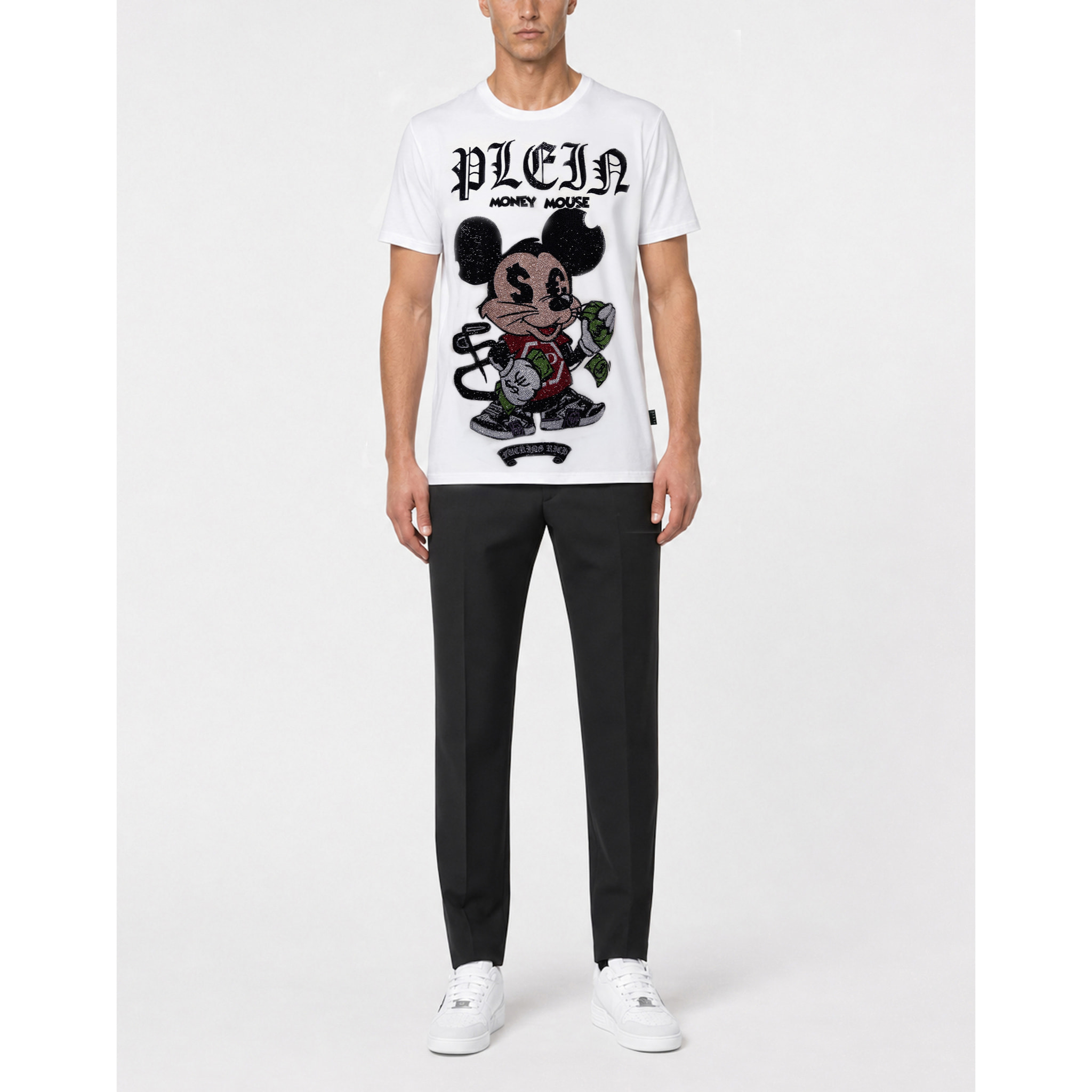 PHILIPP PLEIN T-shirt girocollo a maniche corte MONEY
