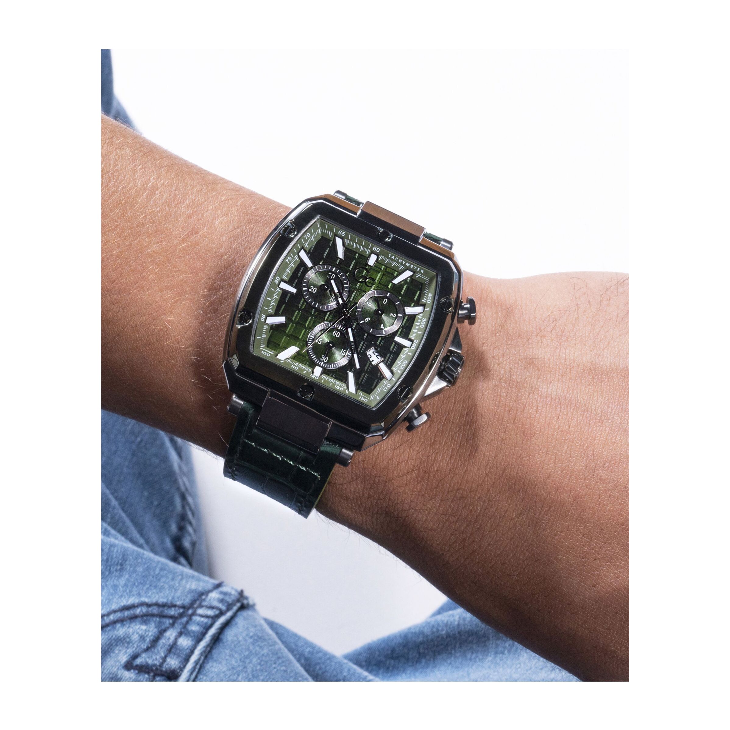 Gc Quartz Chronograph Gc Spirit Tonneau