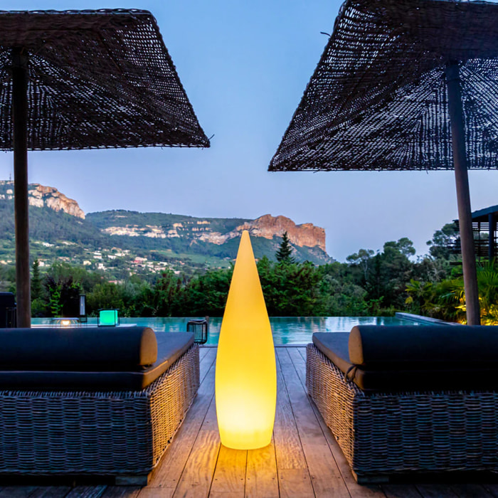 Lampadaire extérieur sans fil CLASSY H120CM