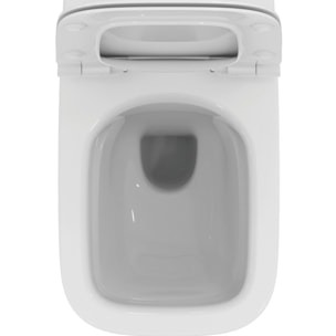 WC suspendu sans bride I.Life B RimLS+ avec abattant frein de chute