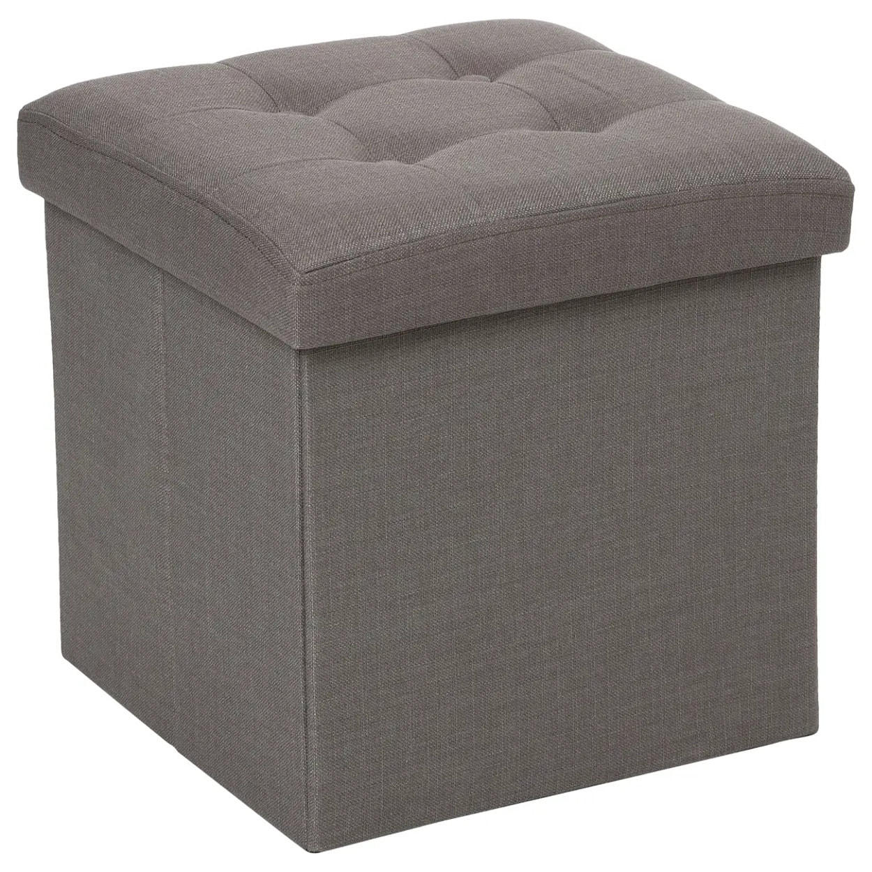 Pouf pliant "Lysandre" gris