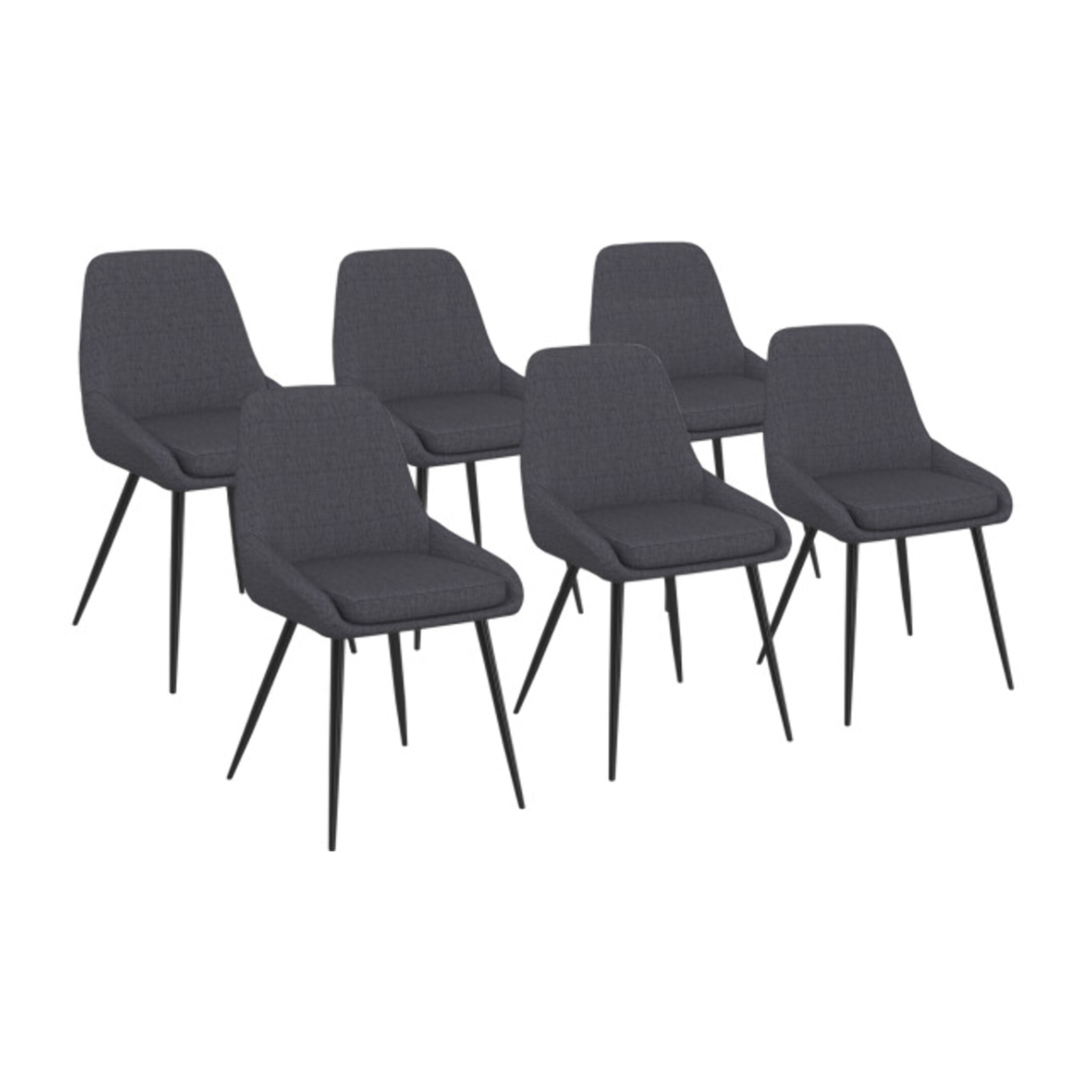 Chaises Ornella - Gris