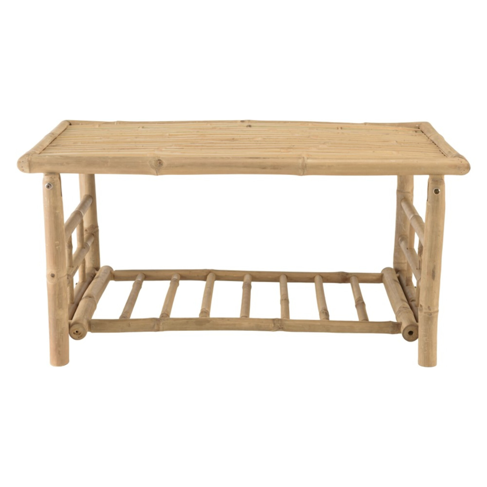 VITAL - Table basse rectangulaire en bambou 90x49cm