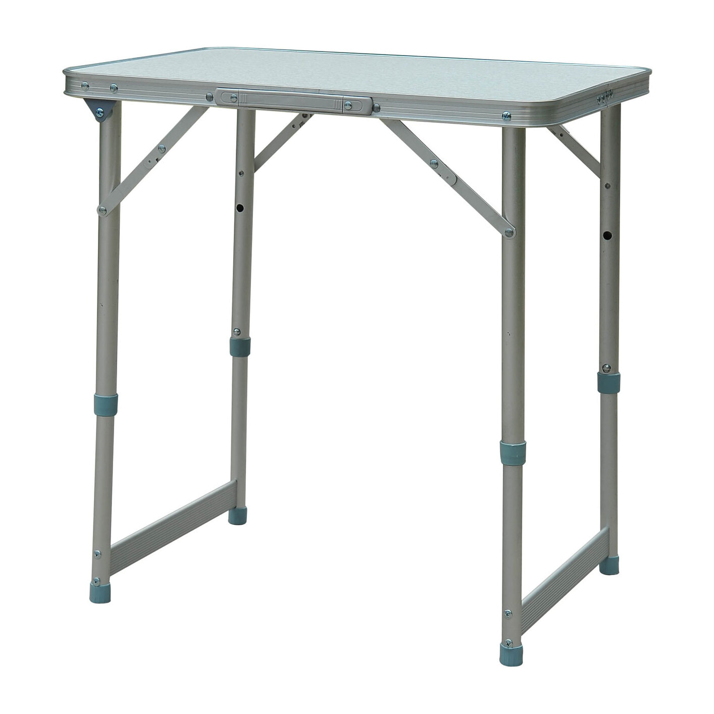 Mesa Plegable como Una Maleta para Playa Camping 60x45x64cm Aluminio Ajustable