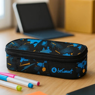 beSmart - ASTUCCIO OVALE ABSTRACT BLU