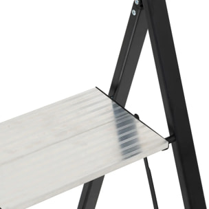 Marchepied en aluminium gris 2 marches H83cm